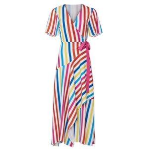Color Me Courtney Taira Wrap Dress